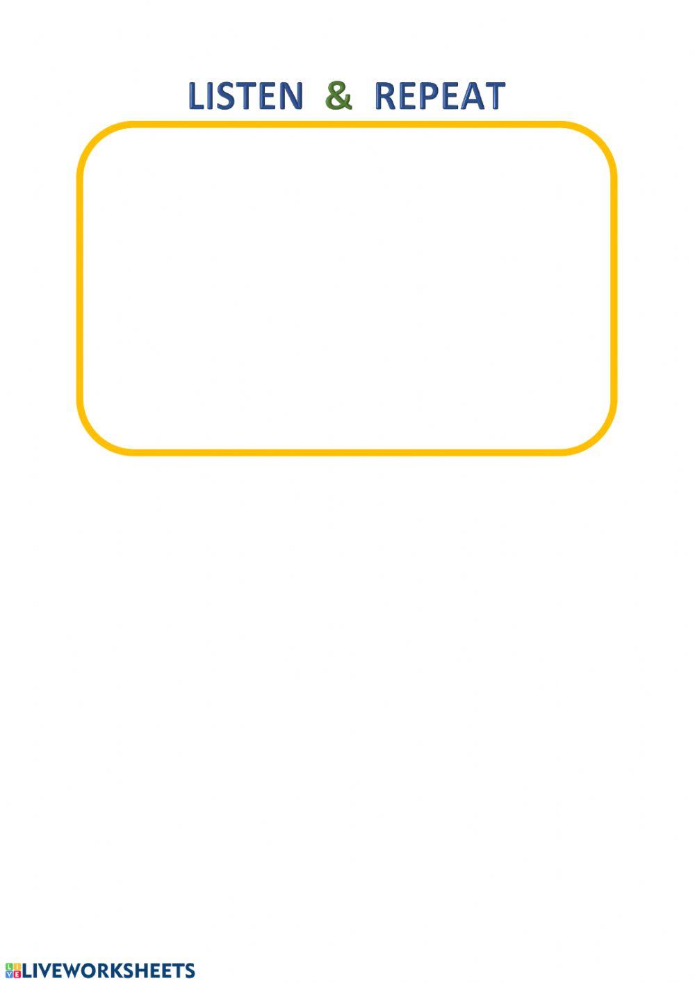 My Country - vocabulary