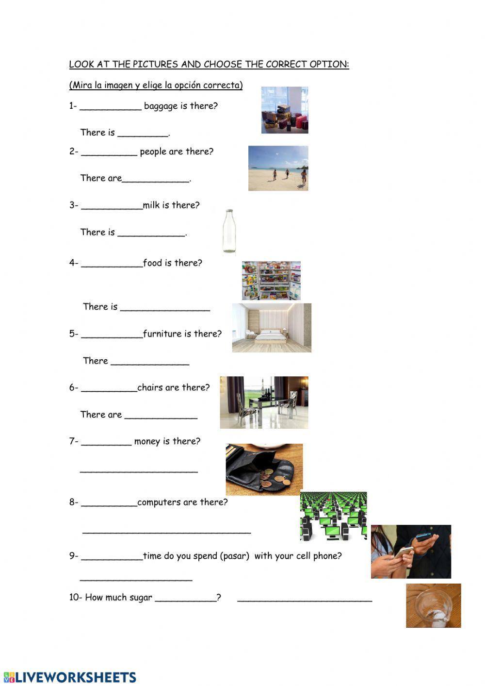 A few - a little - a lot