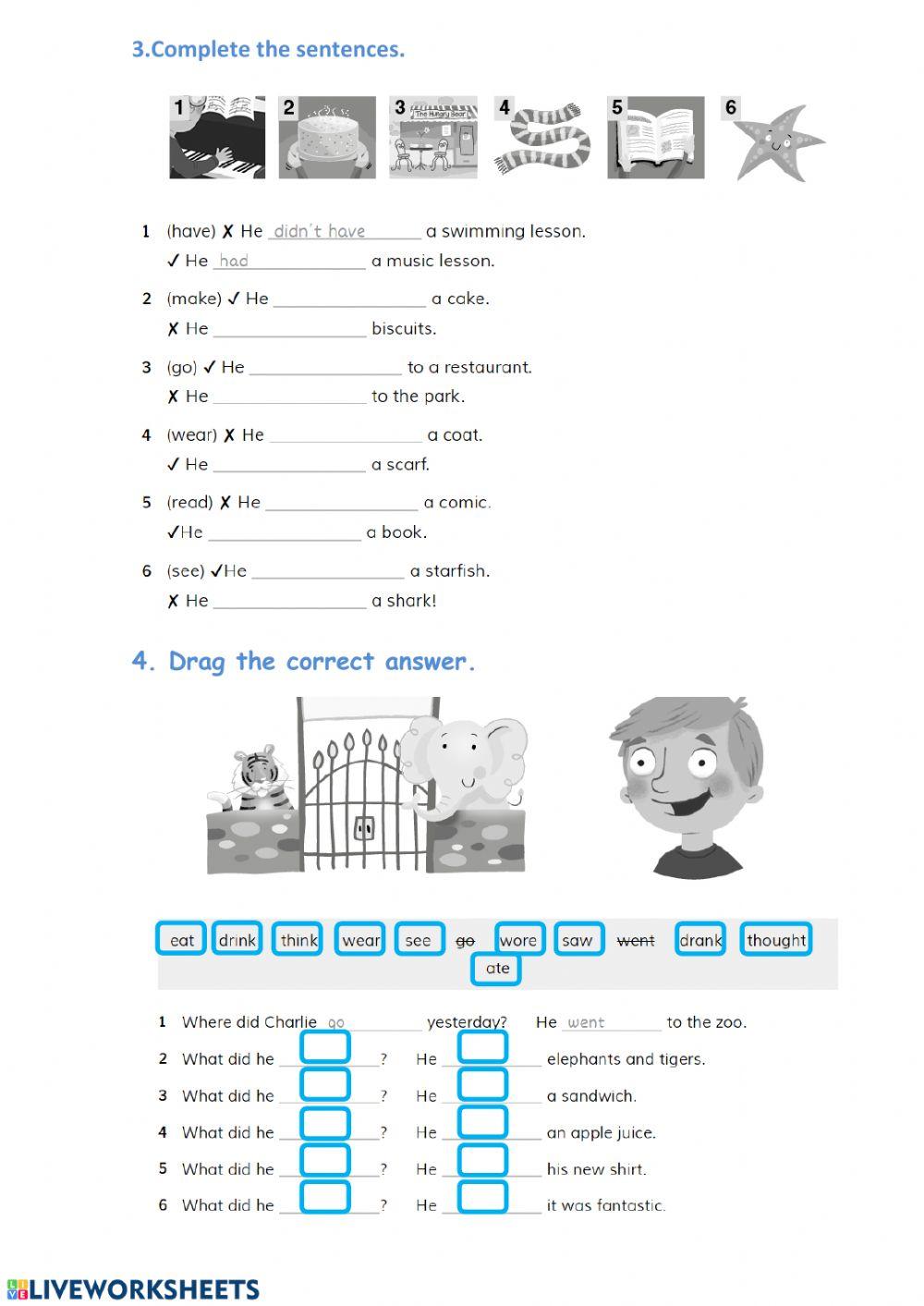 Academy stars 3 Unit 7 test Part 2