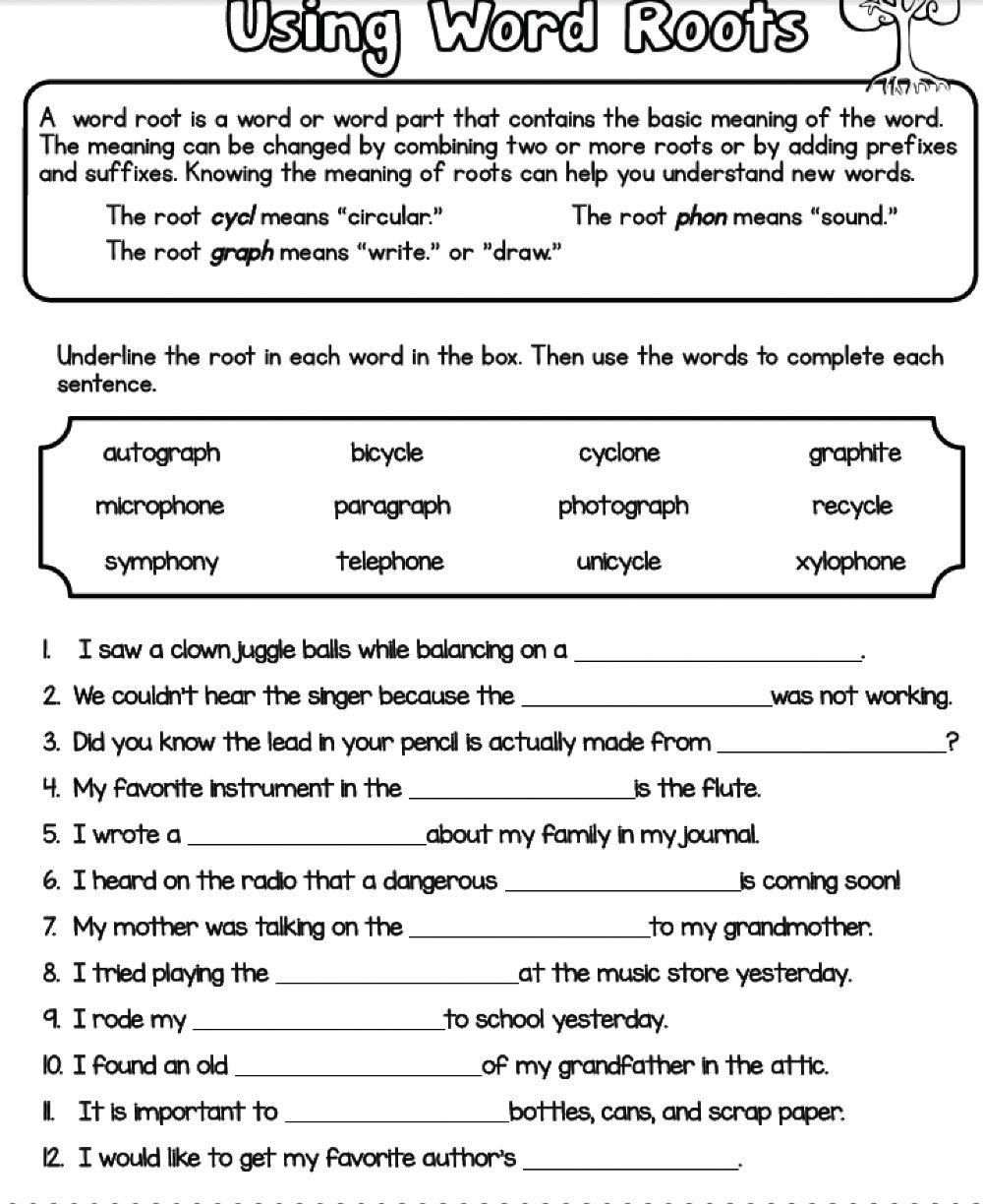 morphology 6 5448560 Mccalla Hill LiveWorksheets