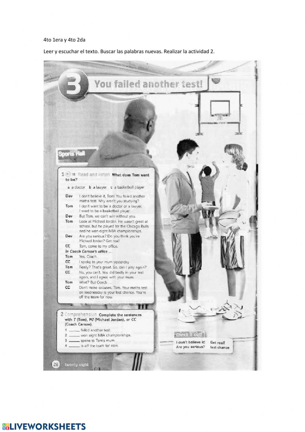 Reading comprehension