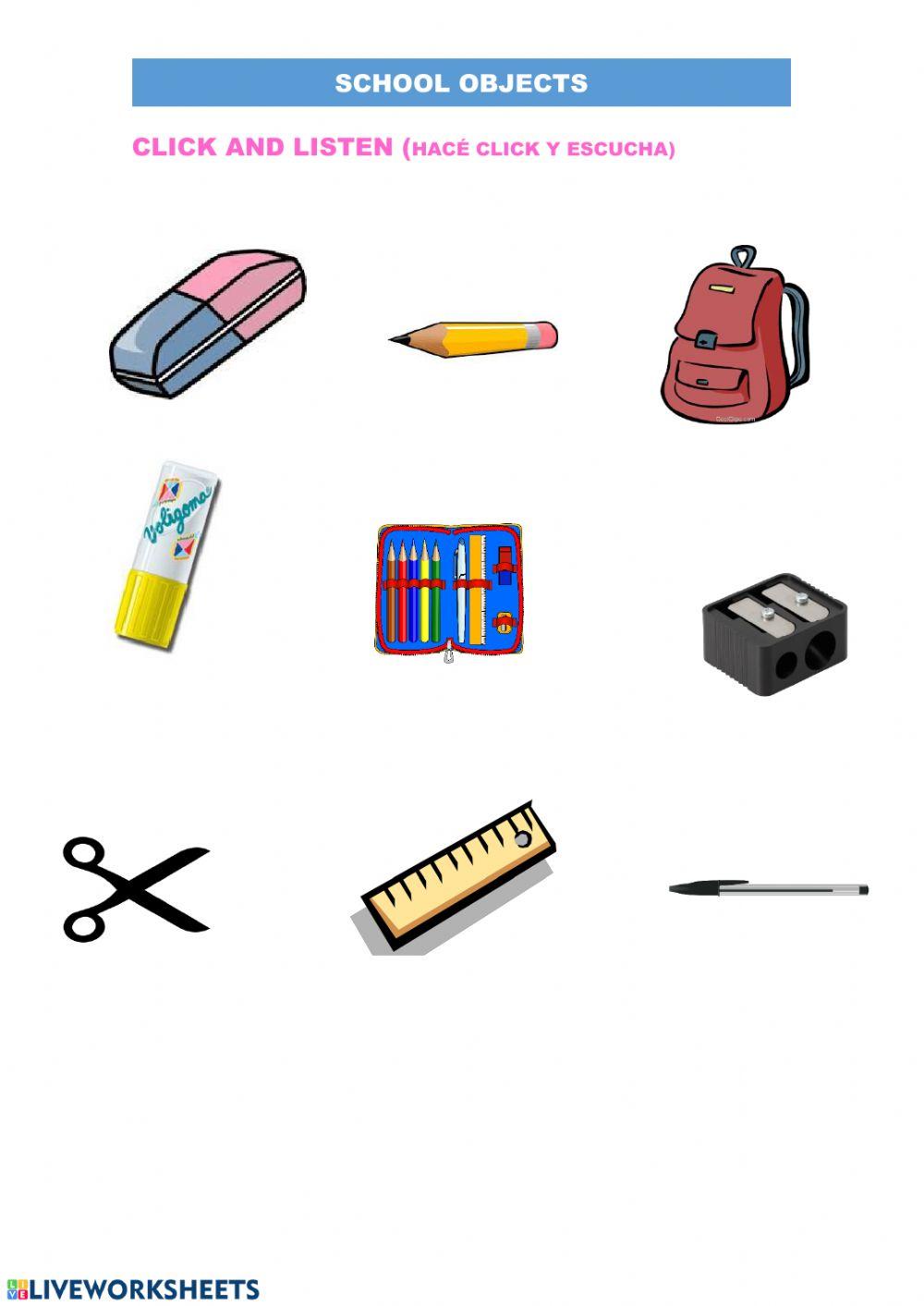 School  objects