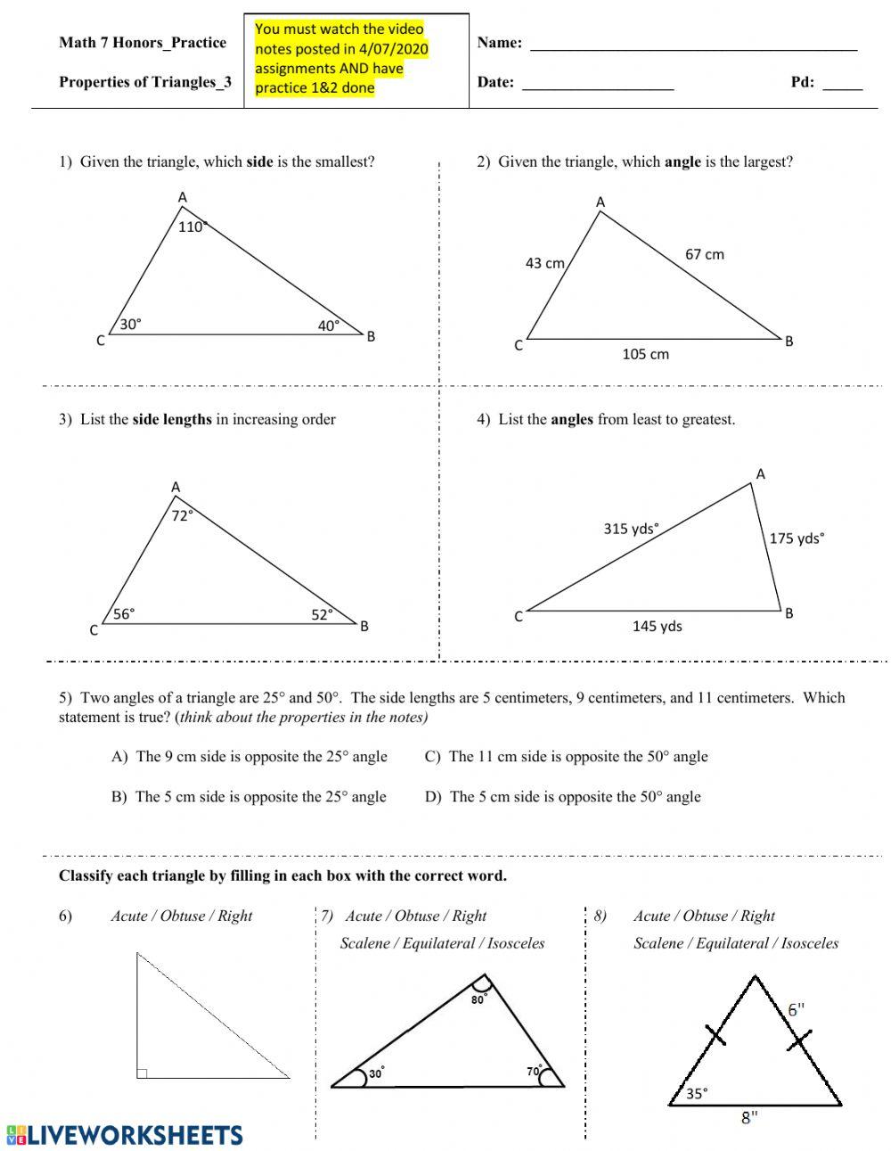 Triangle basics 3