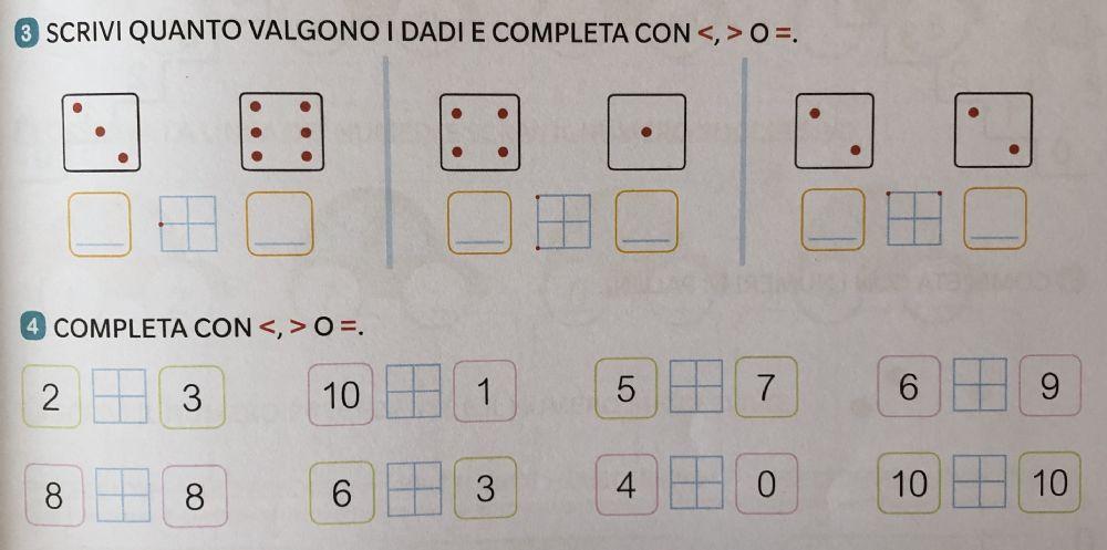 Maggiore, minore, uguale 4