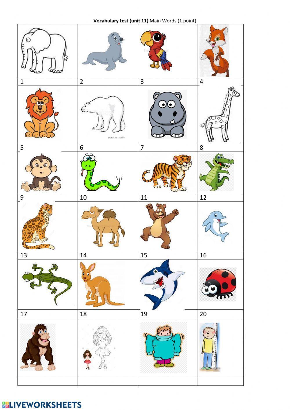 Family and friends 1 Unit 11 vocabulary