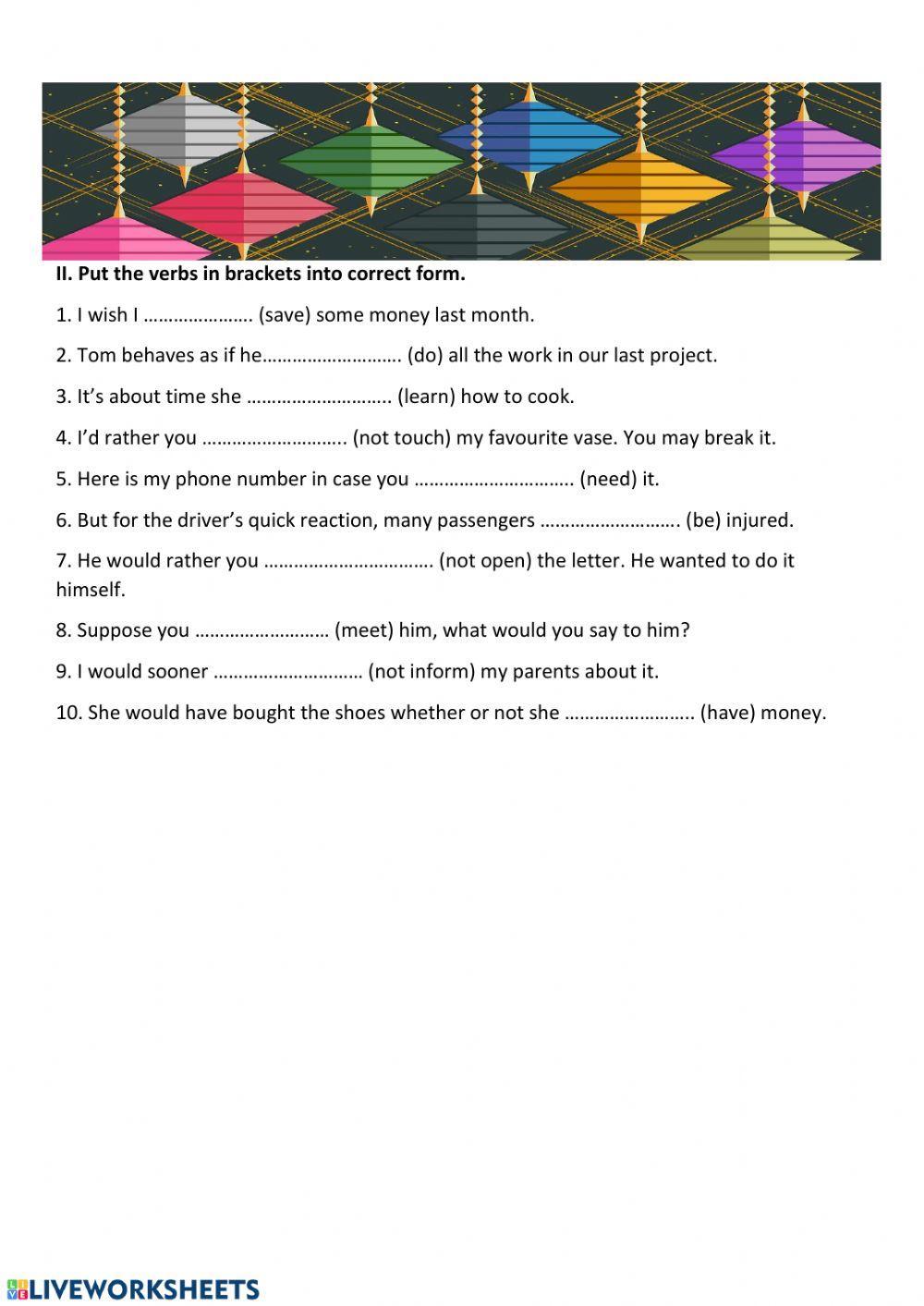 Unreal pasts and conditionals