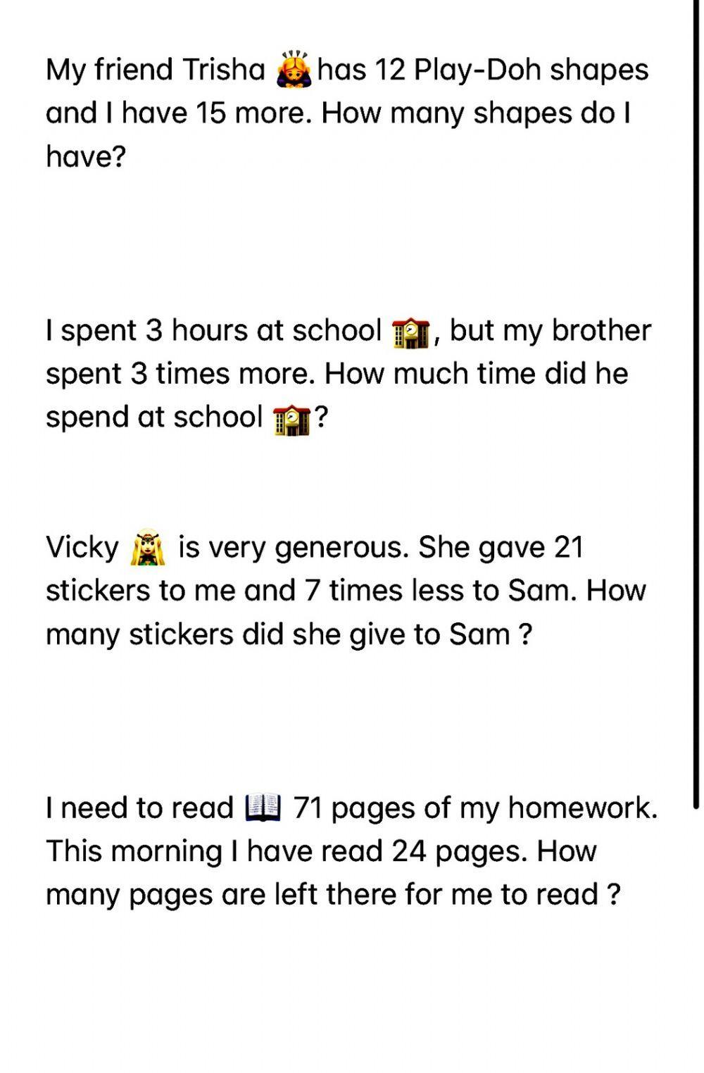 Subtraction-addition-multiplication-division