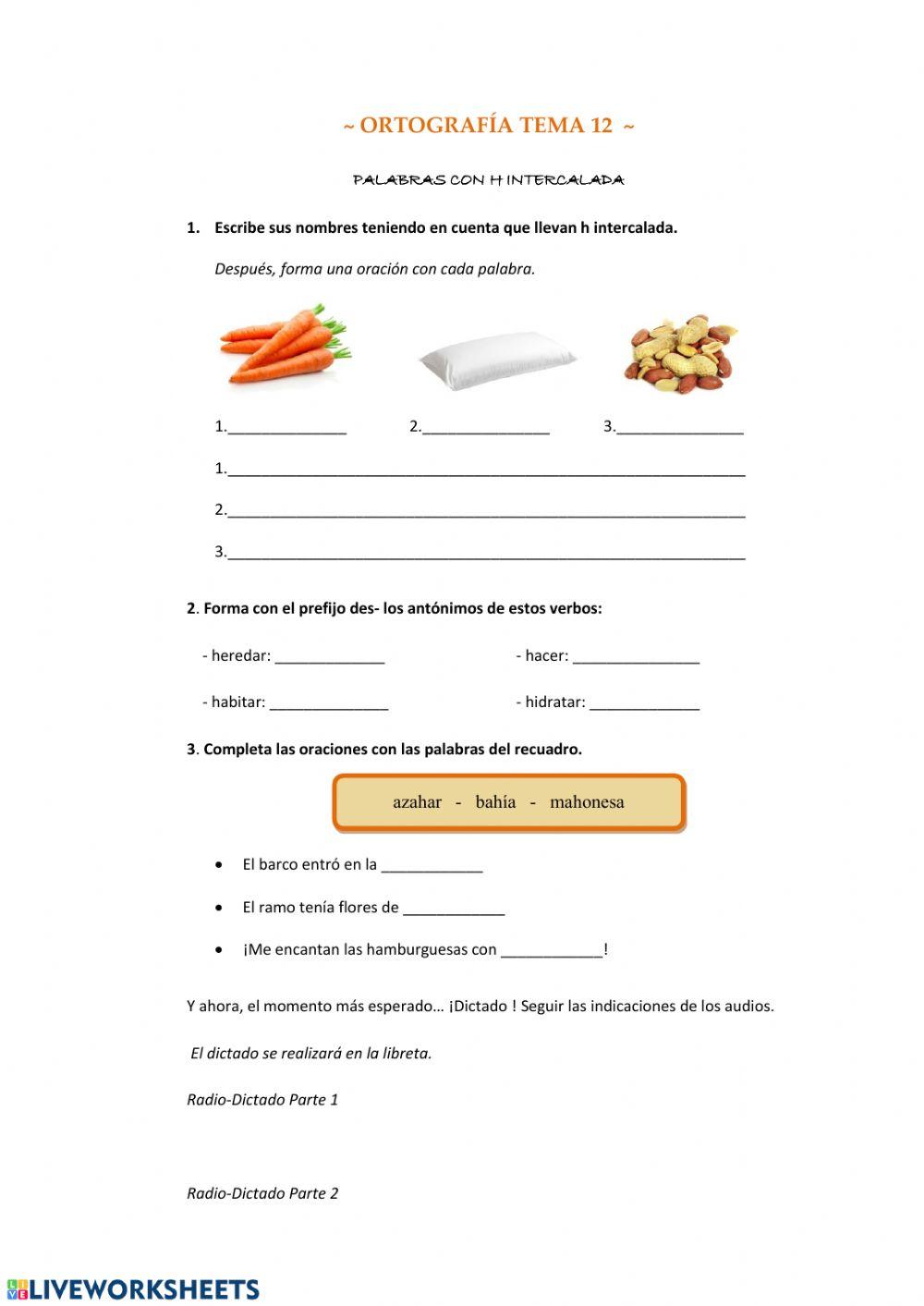 ortografía tema 12