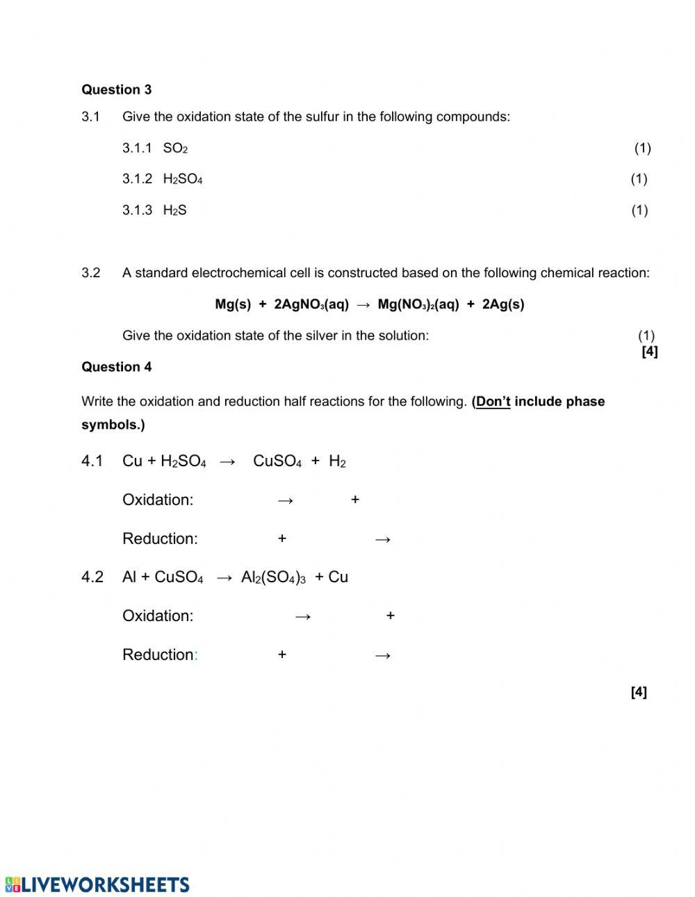 Electrochemistry test