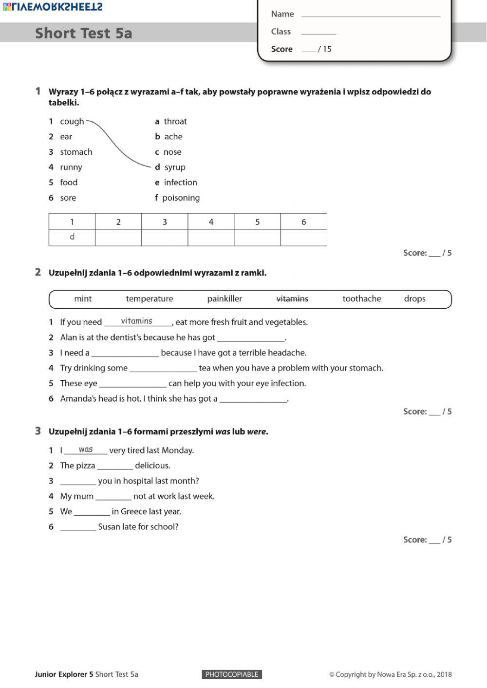 JUNIOR EXPLORER 5 UNIT 5