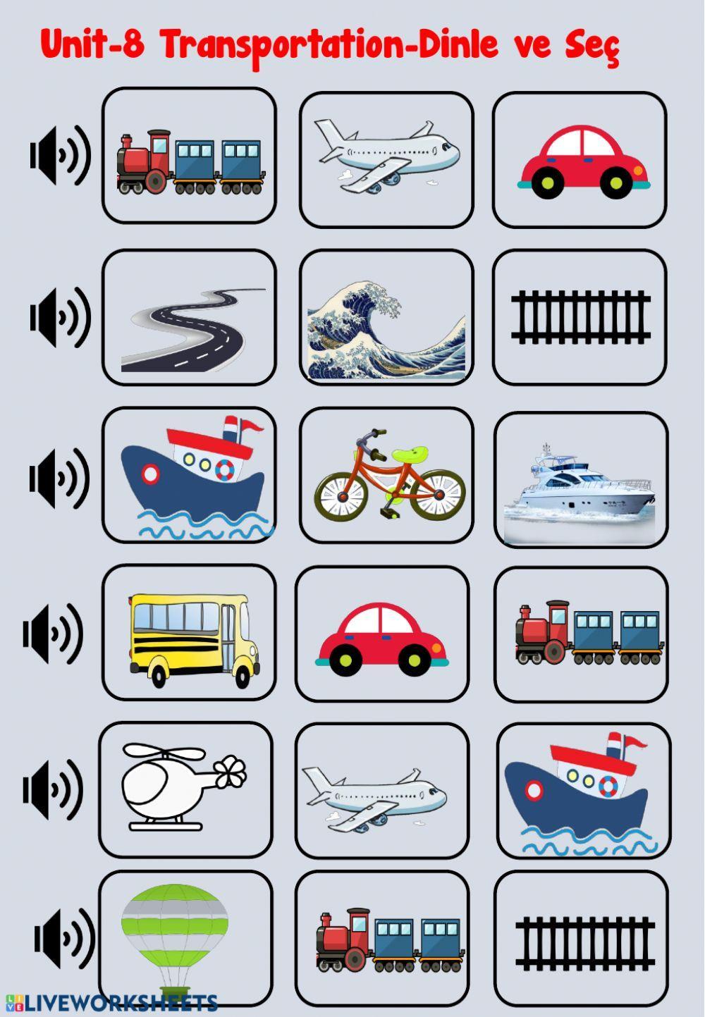 Transportation listen and choose