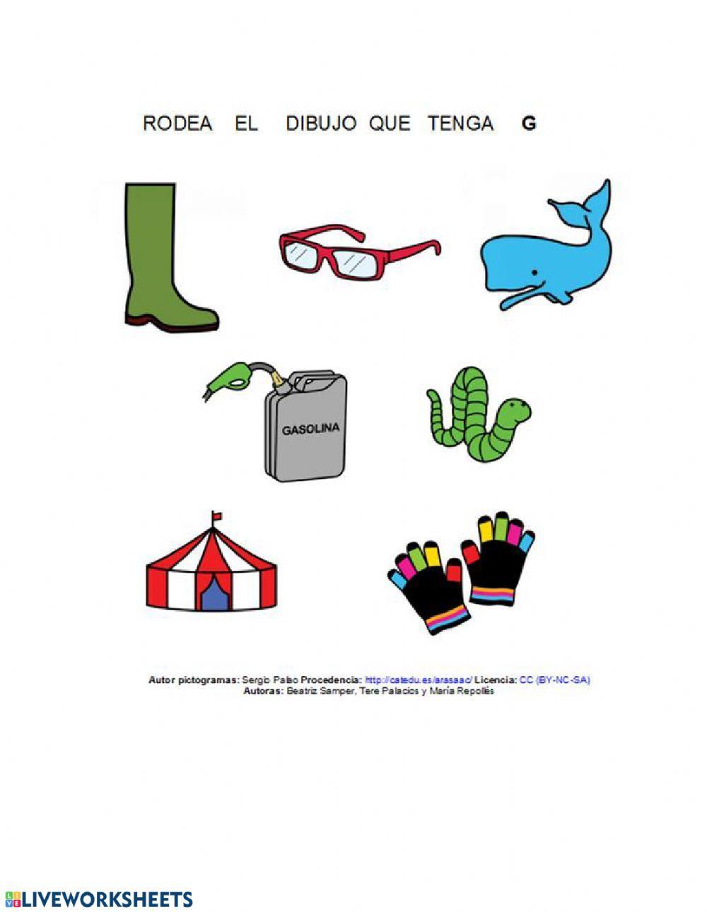 Conciencia fonológica GA GO GU