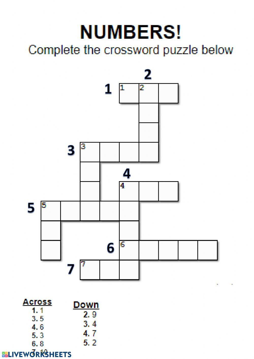 Numbers online exercise for grade 2 live worksheets