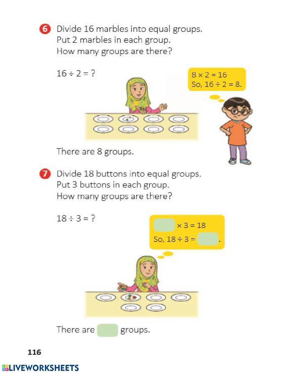 Chapter 5 - Multiplication Tables of 1, 2 and 3