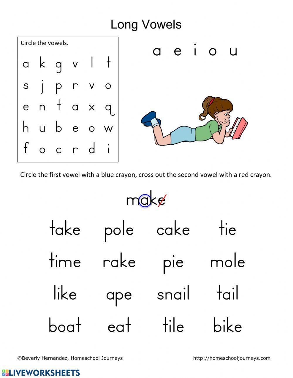 Vowel Review - Intro to Long Vowels