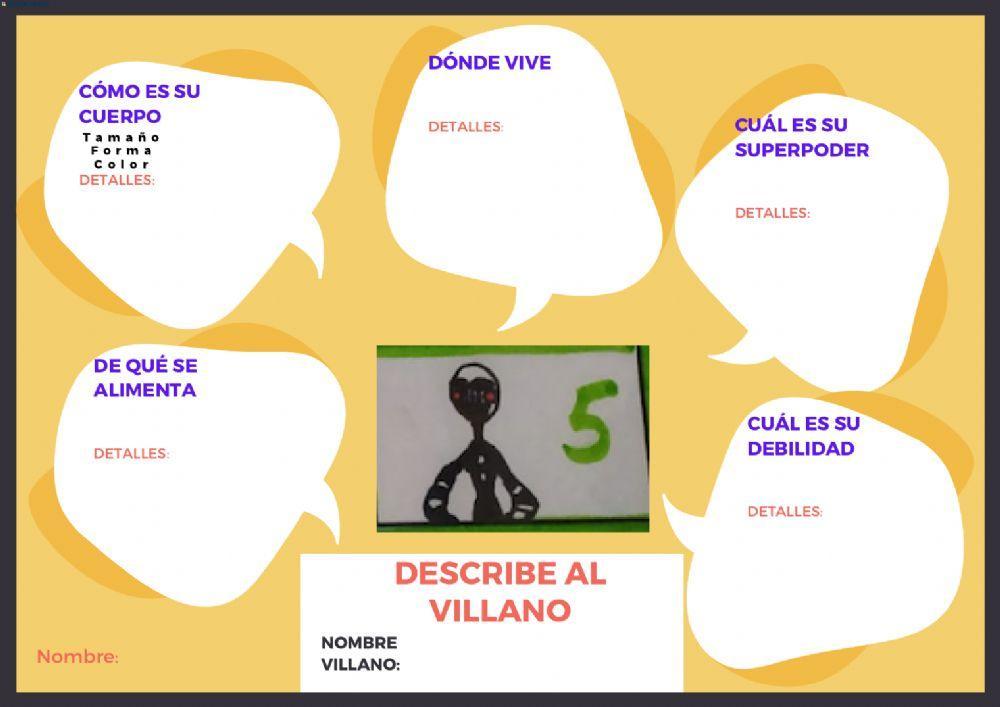 Descripción villanos