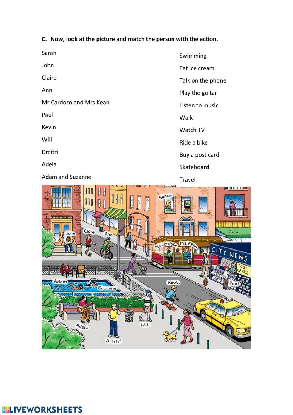 Reading Present Simple- Continuous