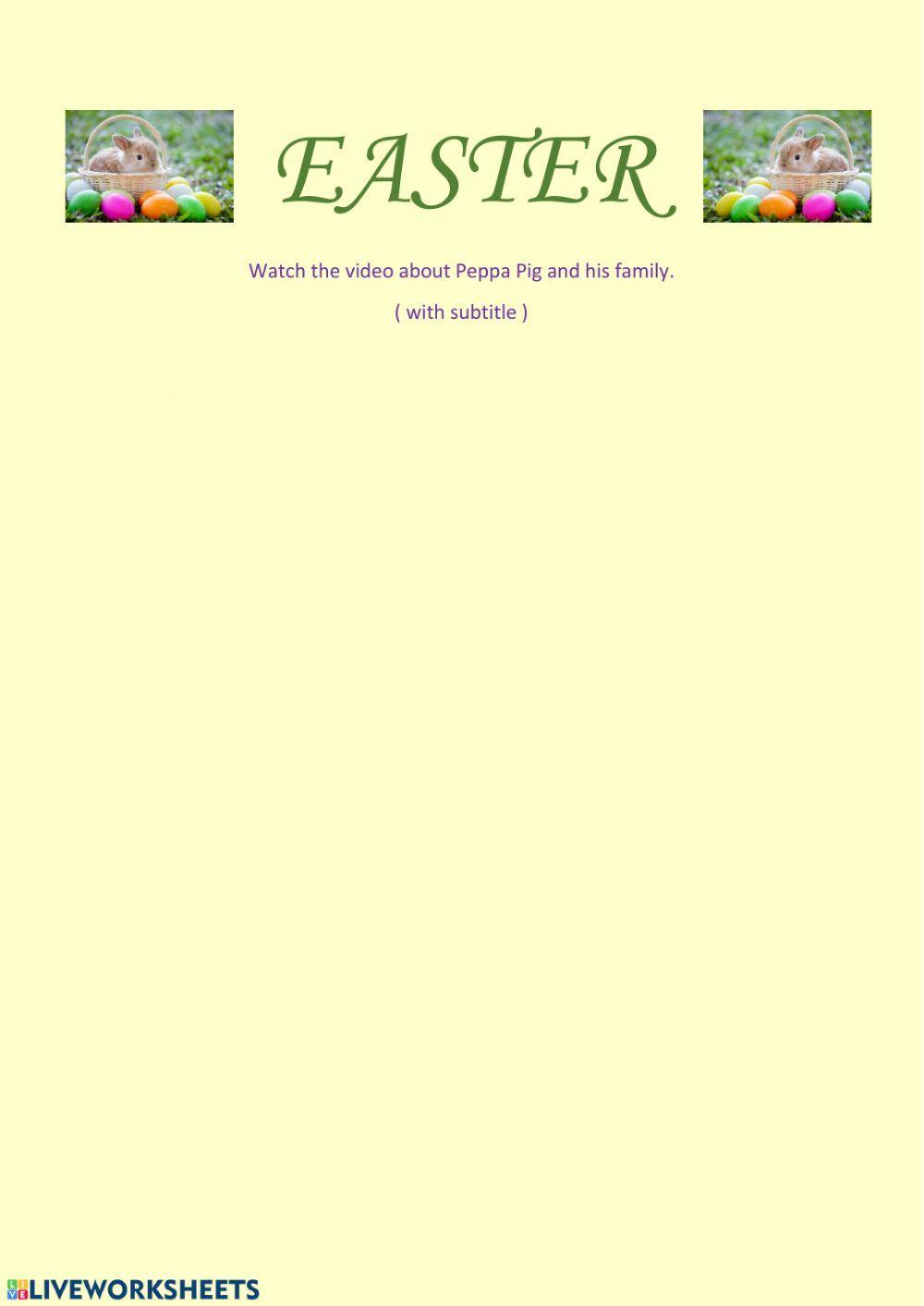 Easter with Peppa Pig