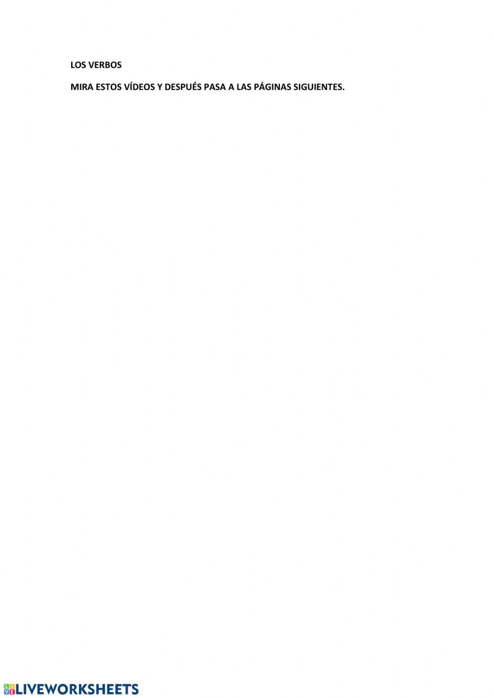 Los verbos