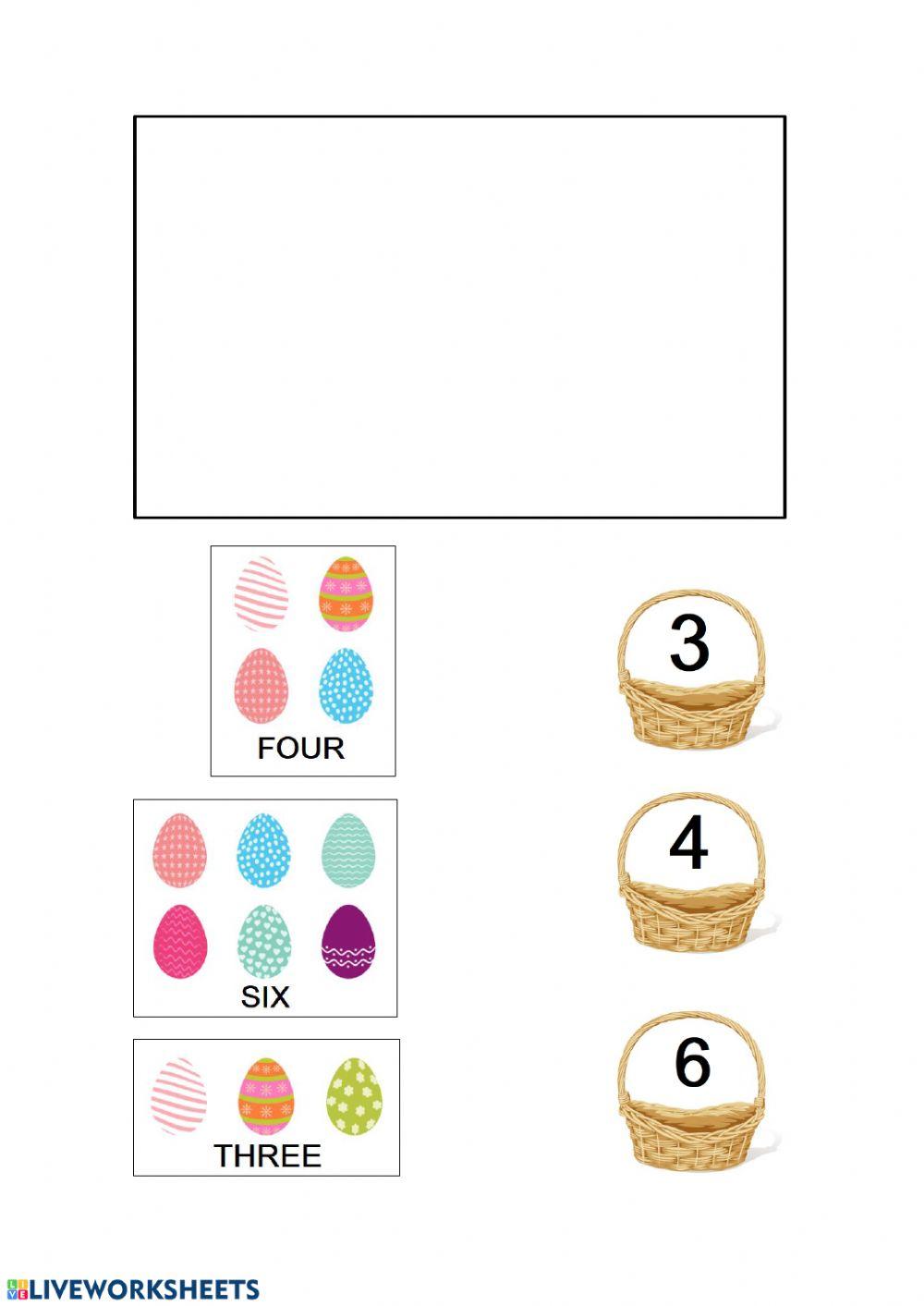 Easter numbers and colours
