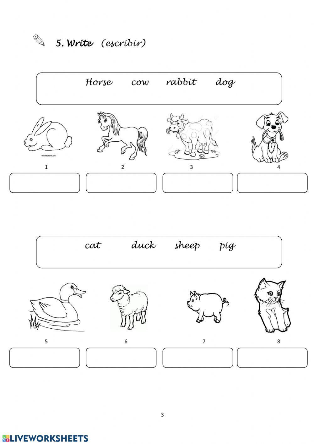 Farm animals