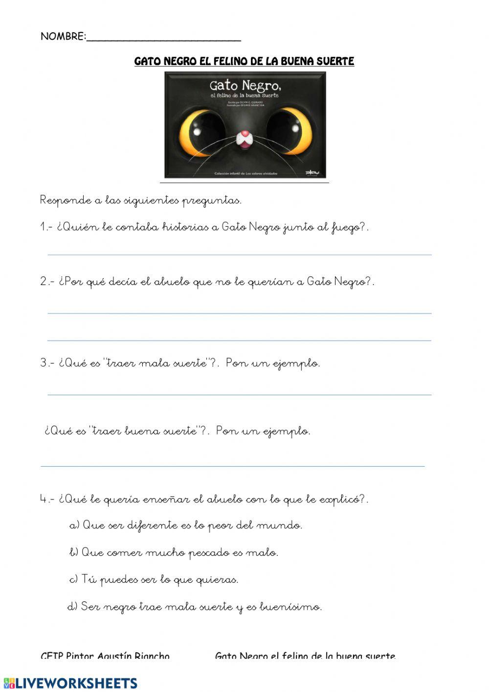 Gato negro el felino de la buena suerte