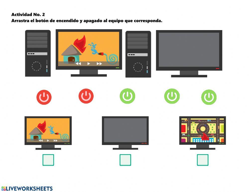 Botón encendido y apagado