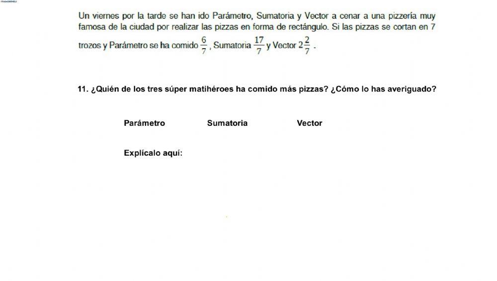 FRACCIONES 5º FICHA 5