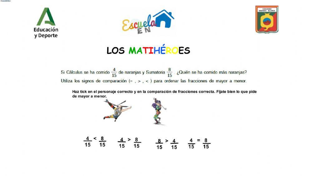FRACCIONES 5º FICHA 7
