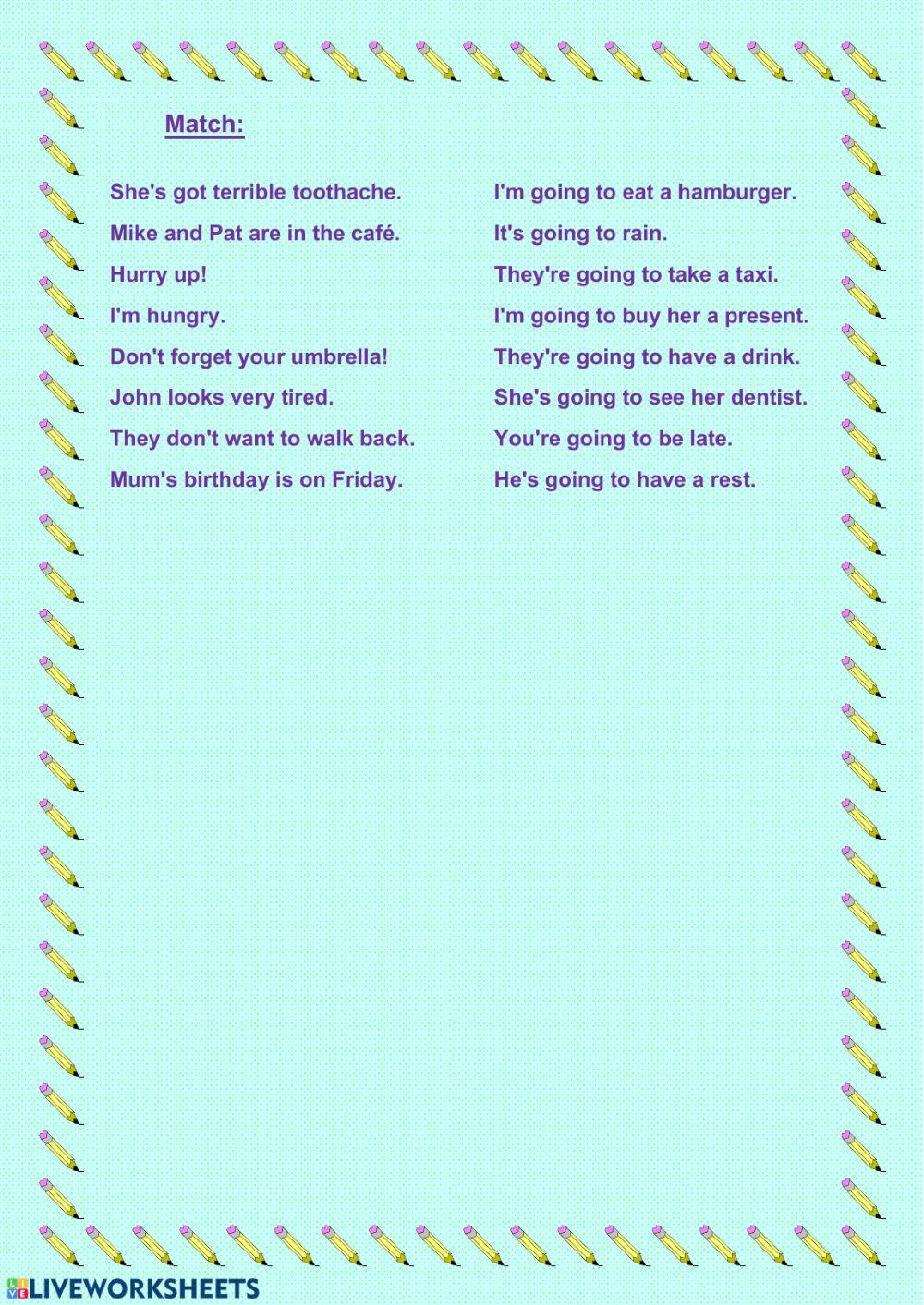 Will & Going to Future