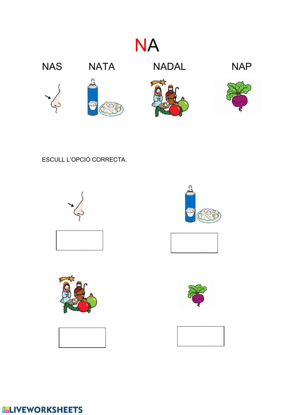 Lectoescriptura na ne ni