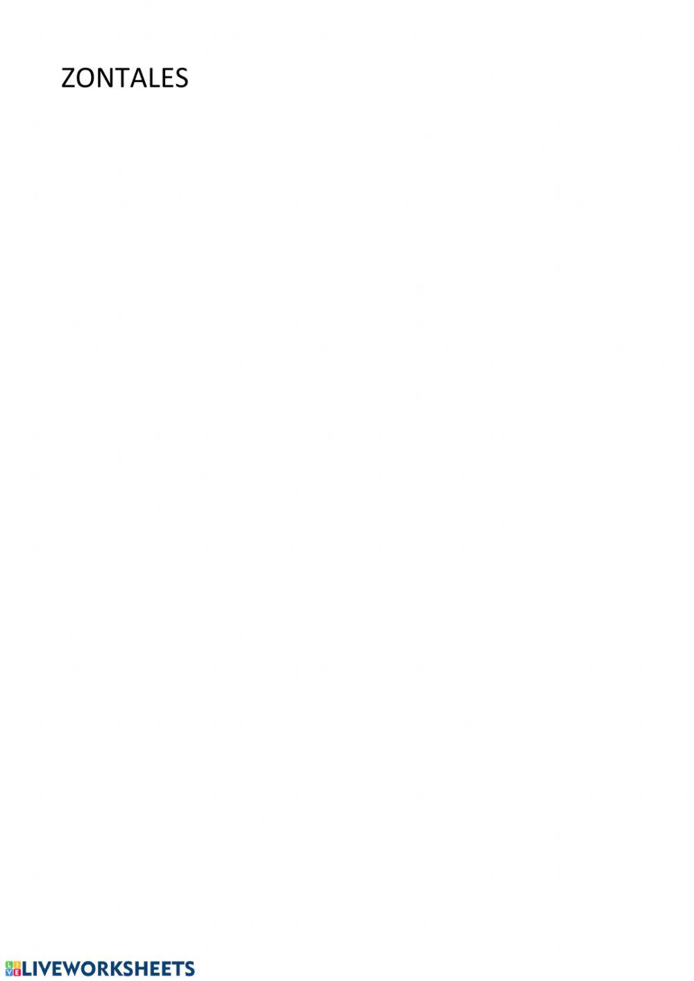 Operaciones HORIZONTALES