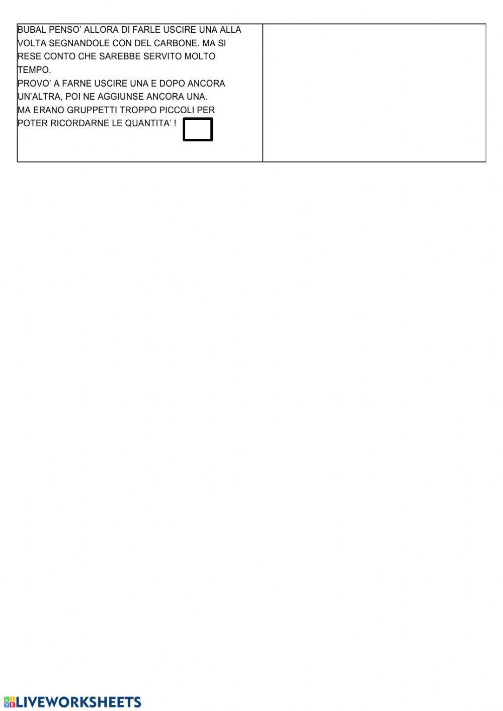 Riordina il racconto