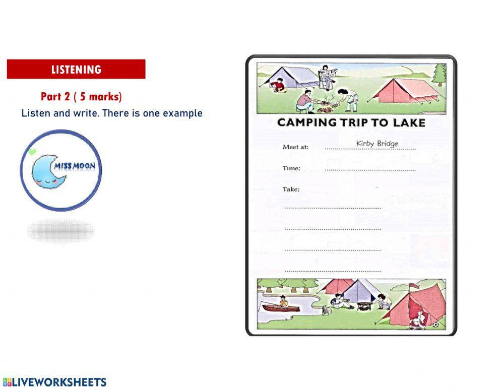 Flyer - listening 3.2