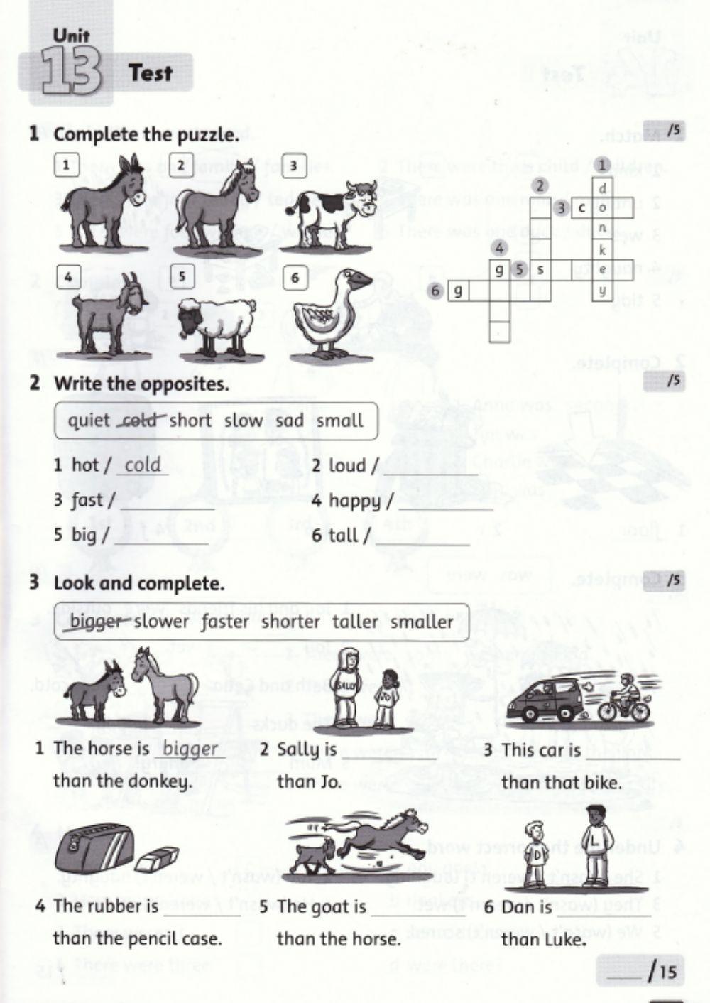 Comparative adjectives