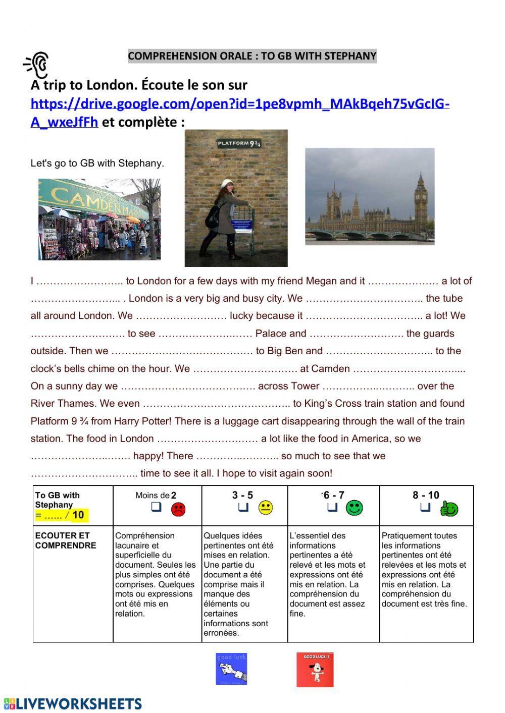 In London with Stephany