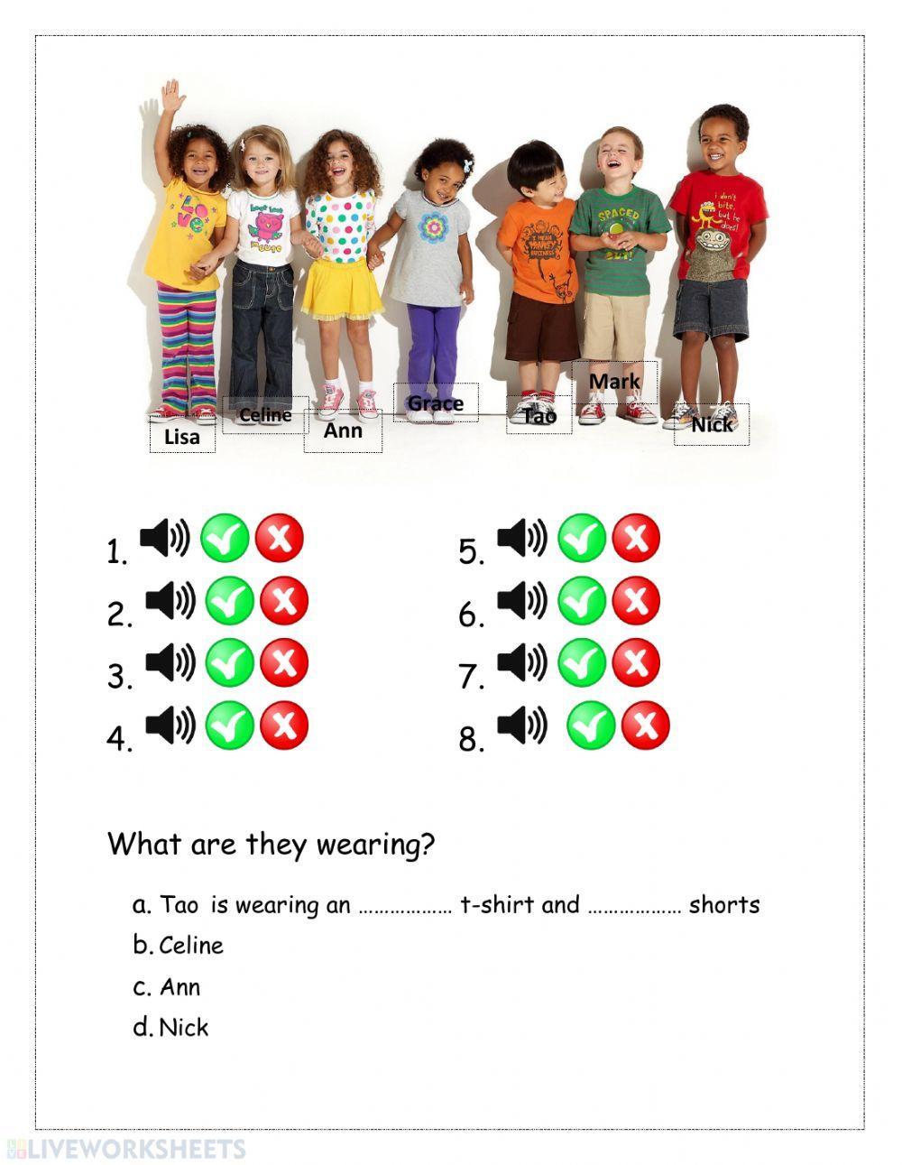 What are they wearing?