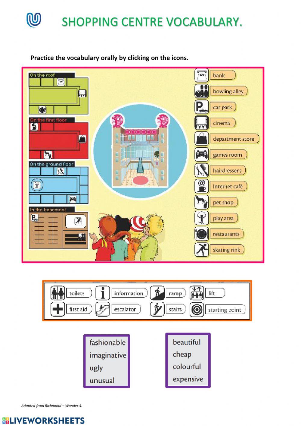 Shopping centres - audio