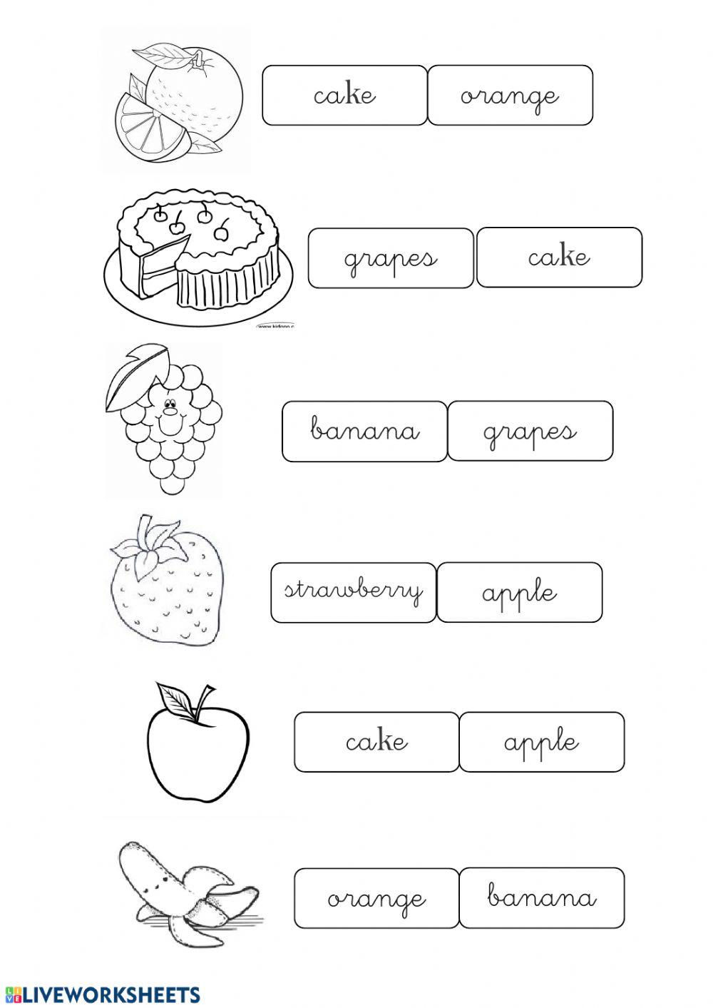 Choose the fruit Choose the fruit