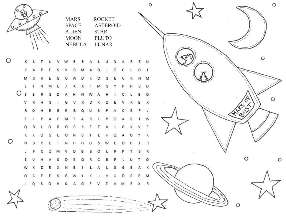 Wordsearch: Space