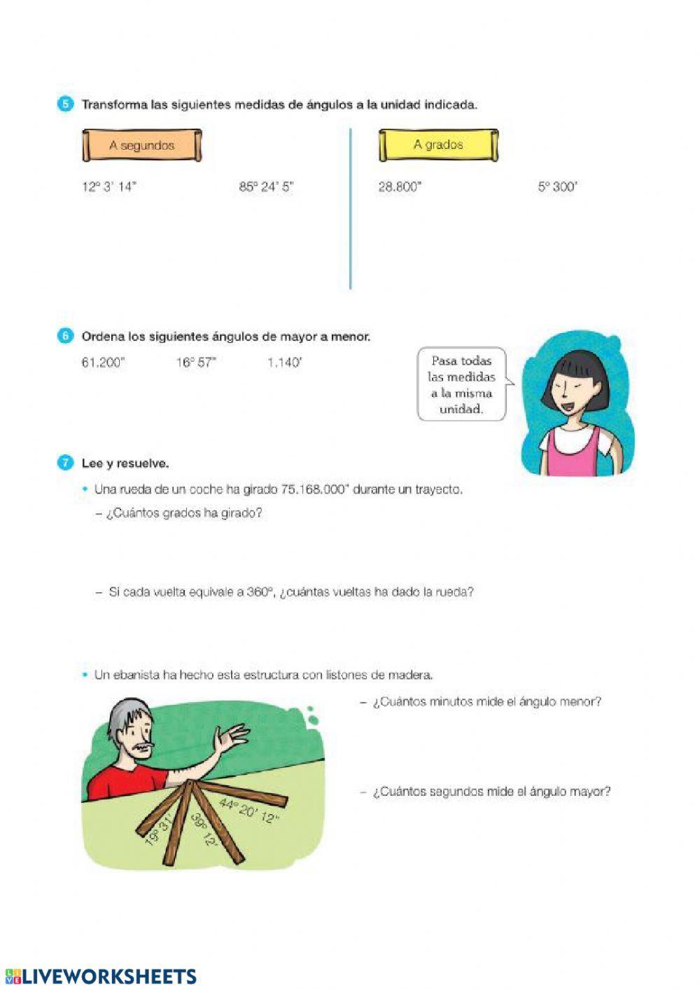 Unidades de medida de ángulos