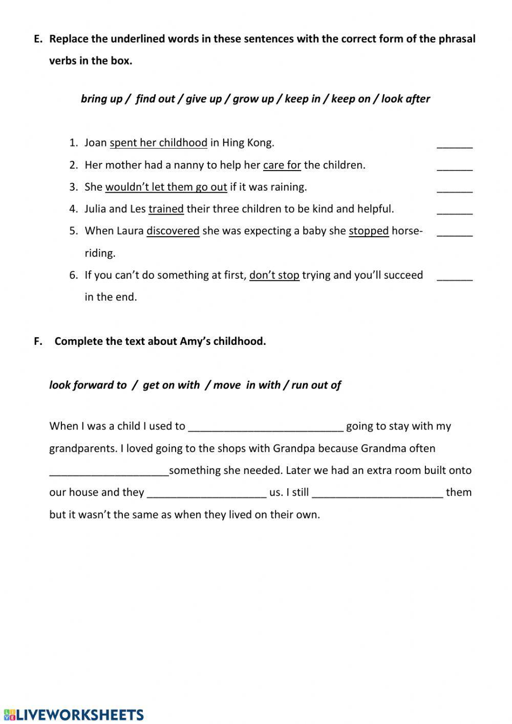 Family and relationships