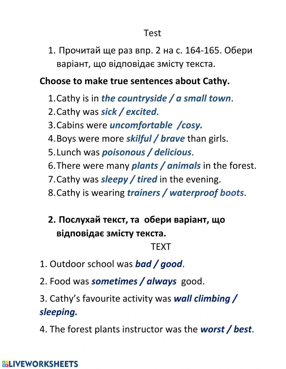 Year 5- Karpiuk-Listening and Reading