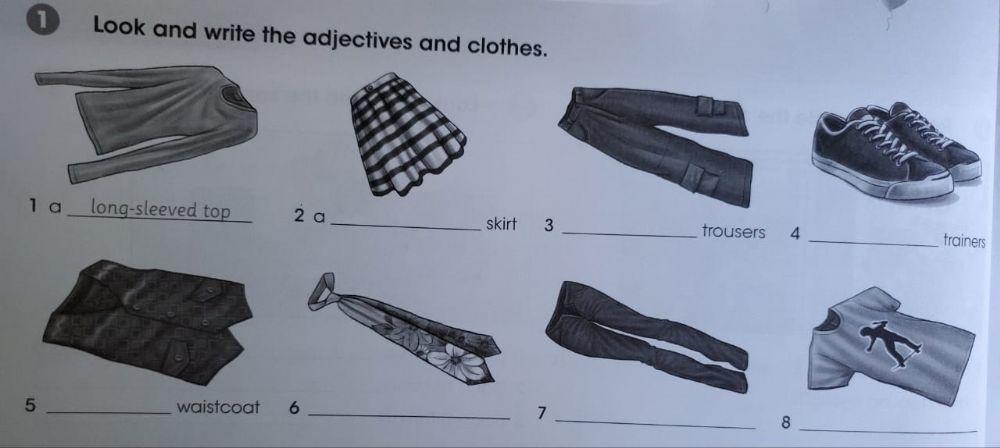 Clothes adjective