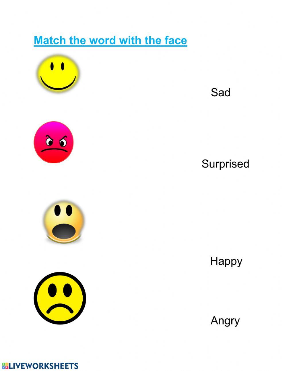 Feelings worksheet