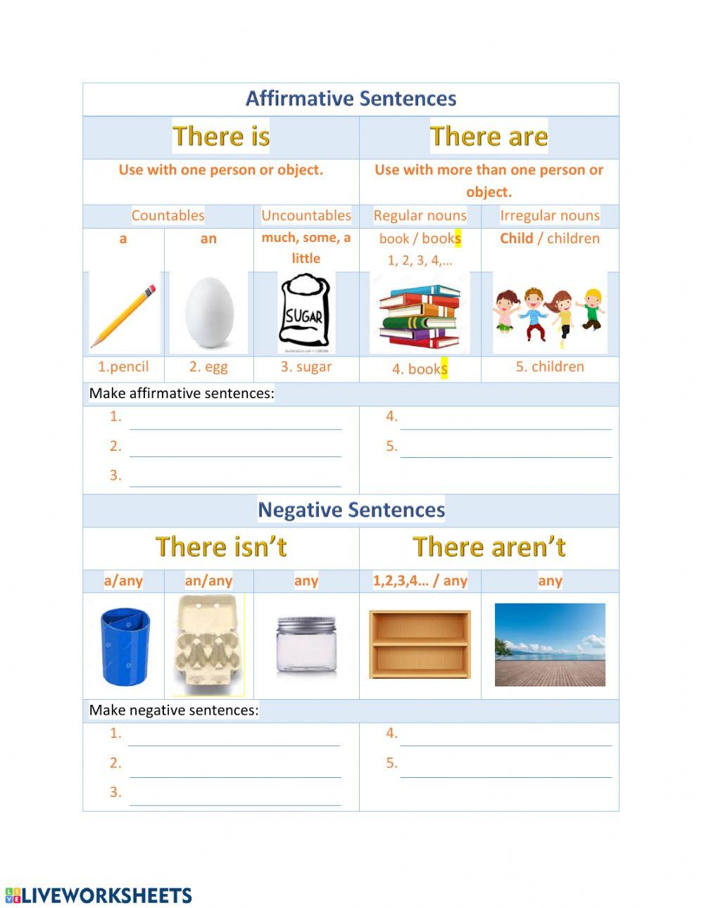 There is and There are