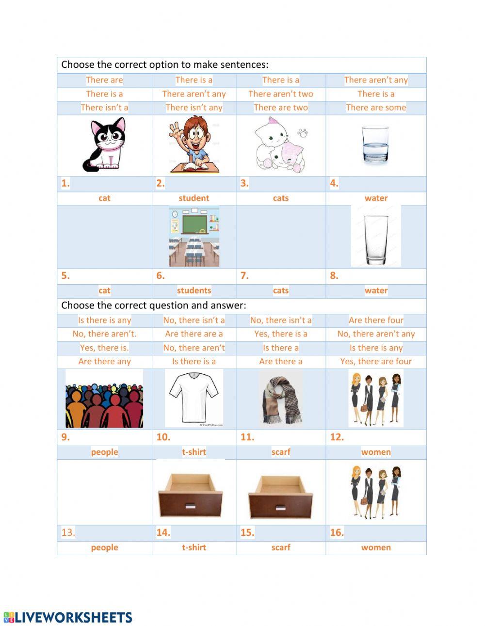 There is and There are