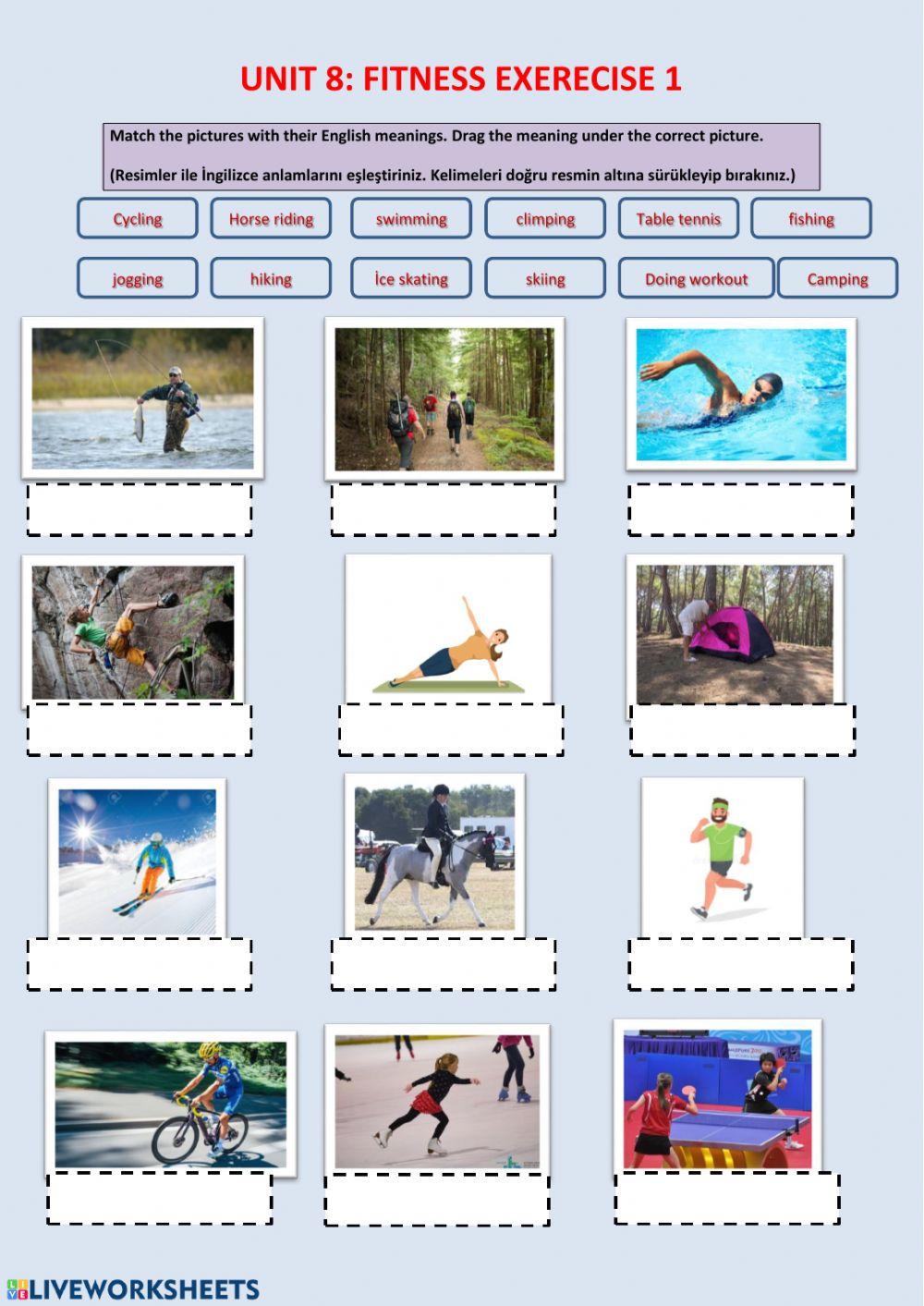 Fitness Matching Activity