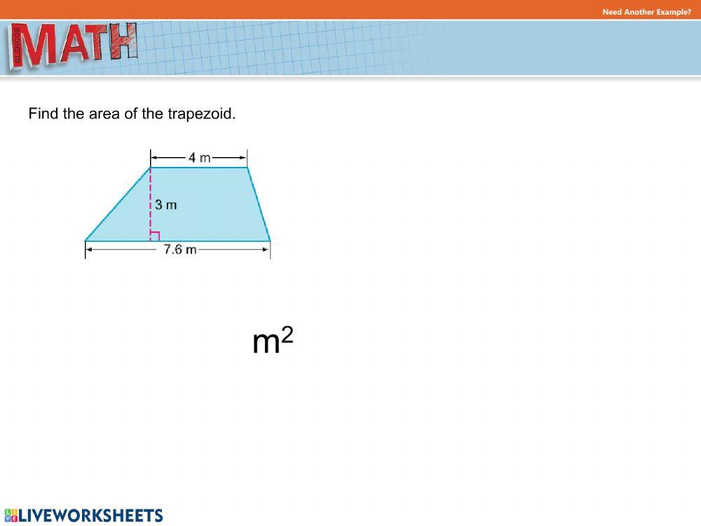 Area of a Triangle and a Trapezoid