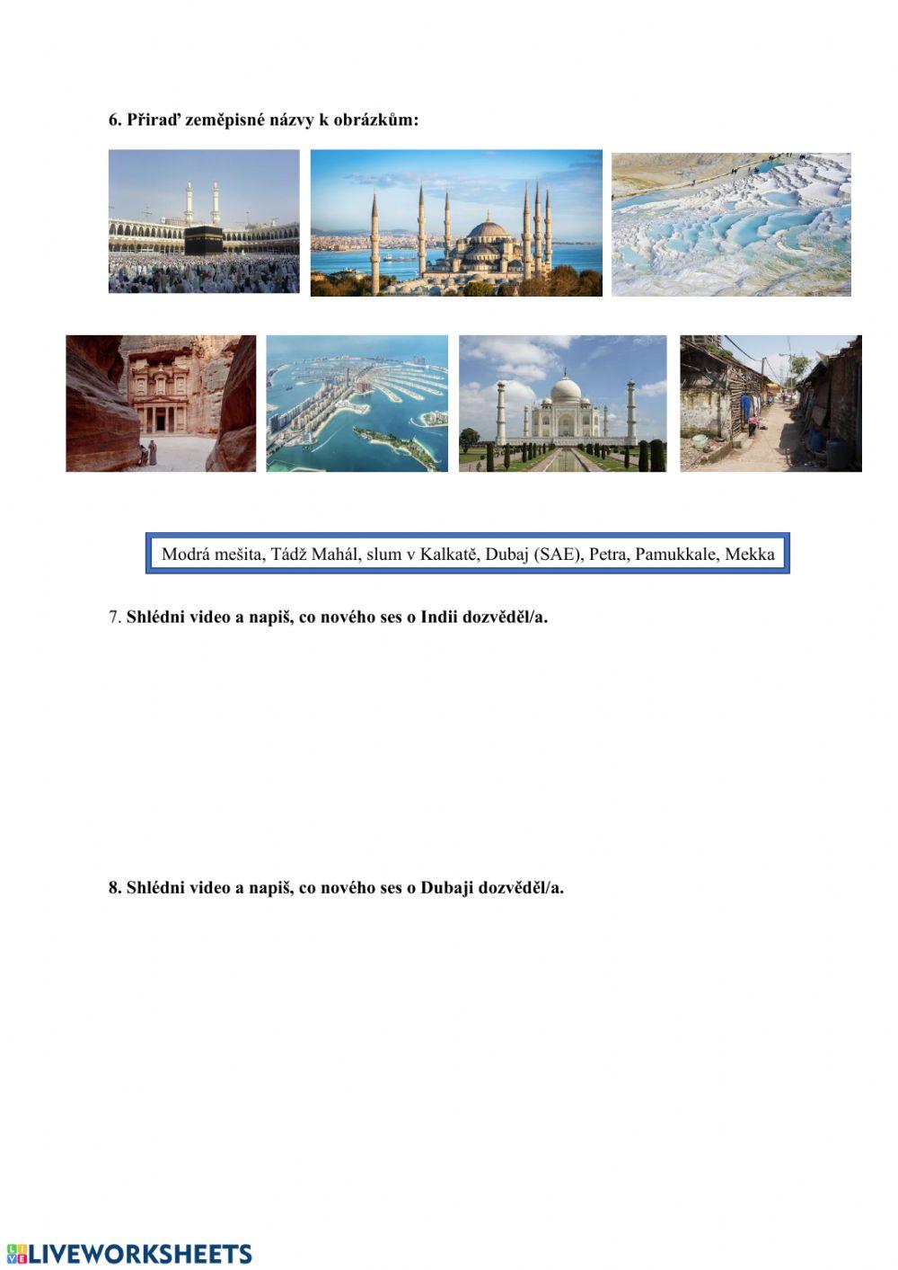 Jižní Asie, jihozápadní Asie